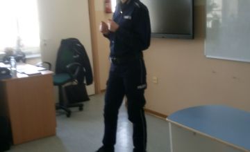 Spotkanie z oficerem Policji.
