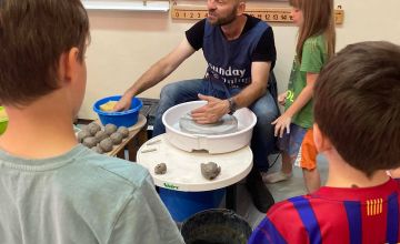 Zajęcia ceramiczne w grupie 0c