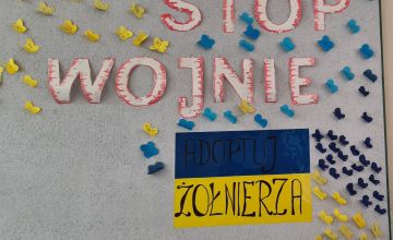 Uczniowie i nauczyciele SP2 solidaryzują się z narodem ukraińskim