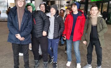 Klasa 7a i 8a w pokoju zagadek