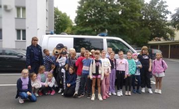 Klasa 3 A w Komendzie Policji w Oleśnicy