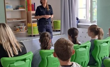 Spotkanie z Panią Policjantką. 