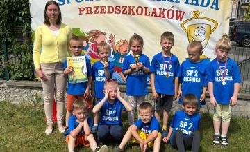 Motylki na Sportowej Olimpiadzie Przedszkolaków