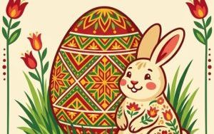 Kartki wielkanocne stworzone przez sztuczną inteligencję – efekt pracy na zajęciach (1)