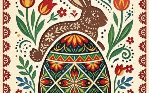 Kartki wielkanocne stworzone przez sztuczną inteligencję – efekt pracy na zajęciach (3)