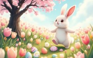 Kartki wielkanocne stworzone przez sztuczną inteligencję – efekt pracy na zajęciach (11)