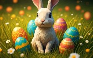 Kartki wielkanocne stworzone przez sztuczną inteligencję – efekt pracy na zajęciach (2)